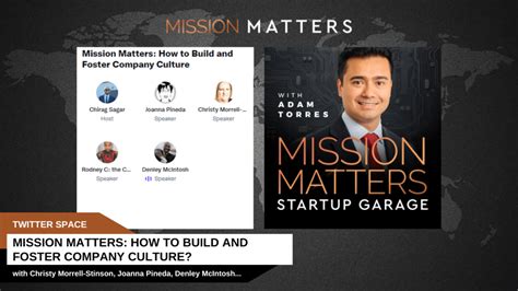Mission Matters How To Build And Foster Company Culture Mission Matters
