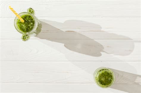 Free Photo Tasty Vegetable Shakes