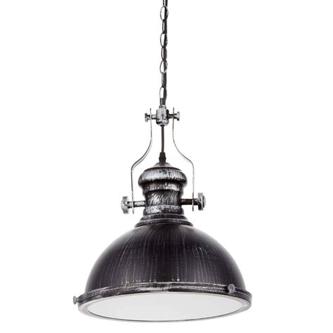 Lampa Wisz Ca Industrialna Du A Stare Srebro Eligio W Lumina Deco