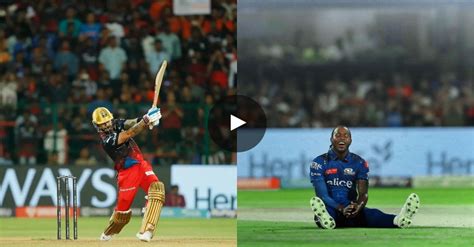 Ipl Watch Virat Kohli Sends Jofra Archer On A Ride With Two