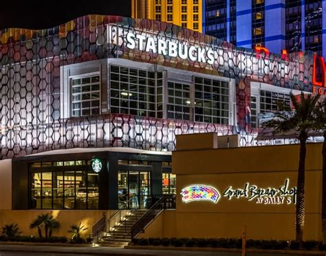 Starbucks Store Offers Front Row Seat To Las Vegas Strip