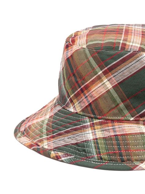 Acne Studios Checkered Bucket Hat Farfetch