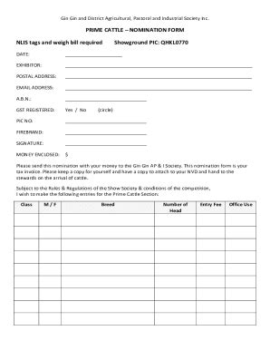 Fillable Online Livestock Identification Forms Fax Email Print PdfFiller