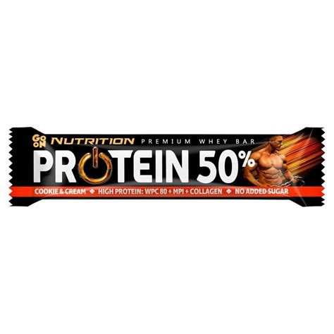 Go On Nutrition Protein Wysokobia Kowy Baton W Polewie O Smaku