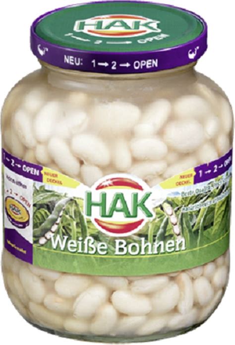 Hak Witte Bonen 6 X 720 Ml Potjes