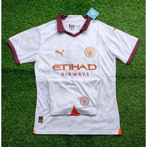 Jual CITY AWAY 1 STEL CELANA JERSEY BAJU BOLA FULLSET 2023 2024 GRADE