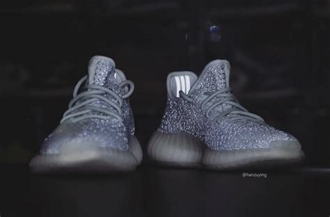 A Closer Look At The Adidas Yeezy Boost 350 V2 Cloud White Reflective
