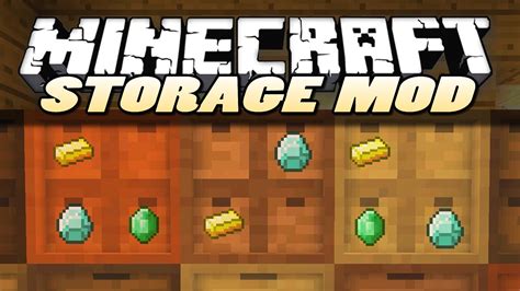 Minecraft Mods Storage Drawers Mod Showcase Youtube