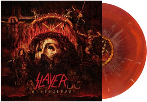 Slayer Repentless Lp Oxblood Orange Vinyl Wax Trax Records