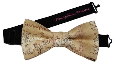 Game Of Thrones Bow Tie- GOT Bow Tie- Matching Pocket Square- All Size ...