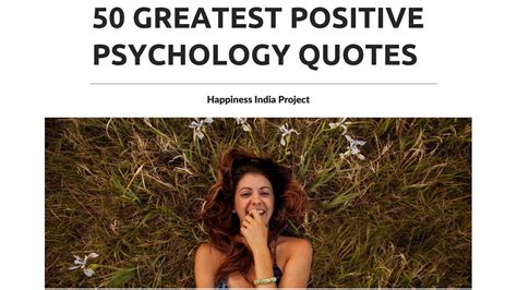 Positive Psychology Quotes 2020 YouTube