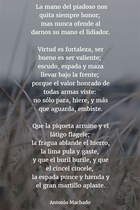 Poemas De Antonio Machado Poemas Para La Familia Poemas En Espa Ol