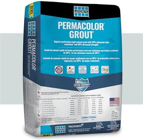 Laticrete Permacolor Grout Raven 25lb Tile Grout