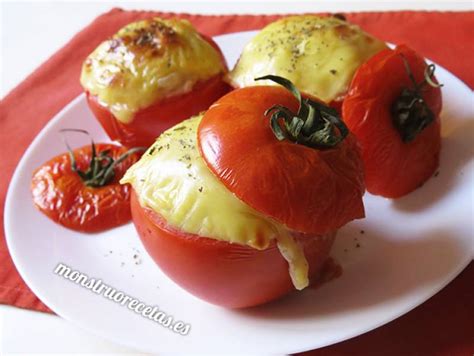 Tomates rellenos de atún y patata gratinados Cocina y recetas fáciles