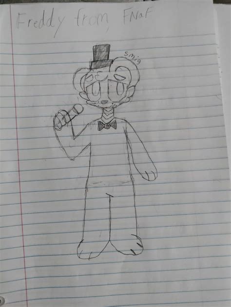 My Freddy Fazbear Sketch Five Nights At Freddys Amino