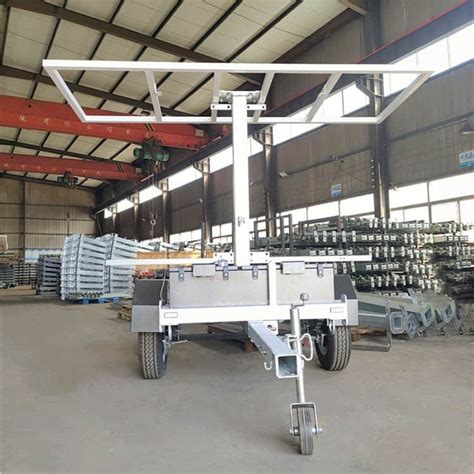 Small Utility Aluminum Trailer Chassis Frame With Tool Box