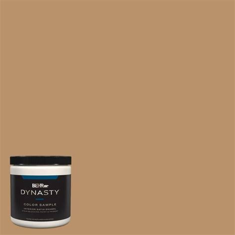 BEHR DYNASTY 8 Oz S280 5 Windswept Leaves One Coat Hide Satin Enamel