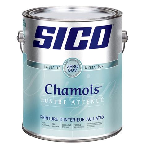 Peinture SICO Chamois latex acrylique d intérieur 3 5 L base rouge à