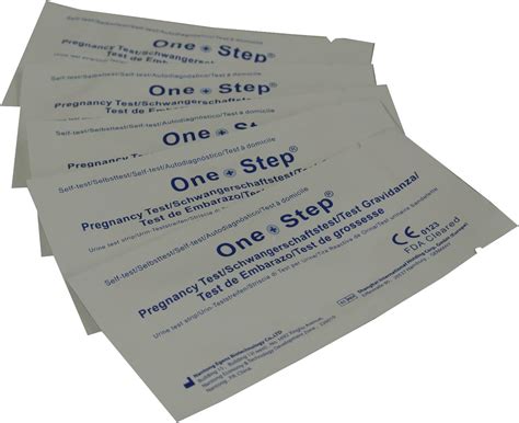 One Step 10 Pruebas De Embarazo 10 MIU Ml Formato 3 5 Mm Amazon Es