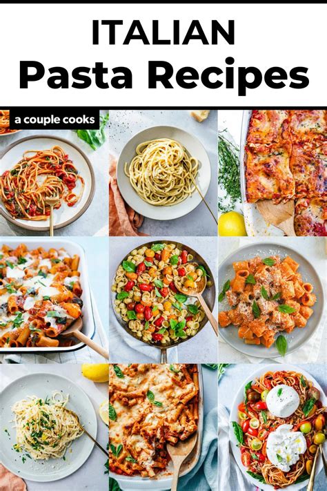 25 Tasty Italian Pasta Recipes – A Couple Cooks