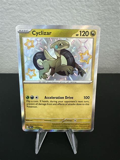 Cyclizar Paldean Fates Pokemon Card Ebay