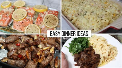 easy  simple dinner ideas whats  dinner easy  quick