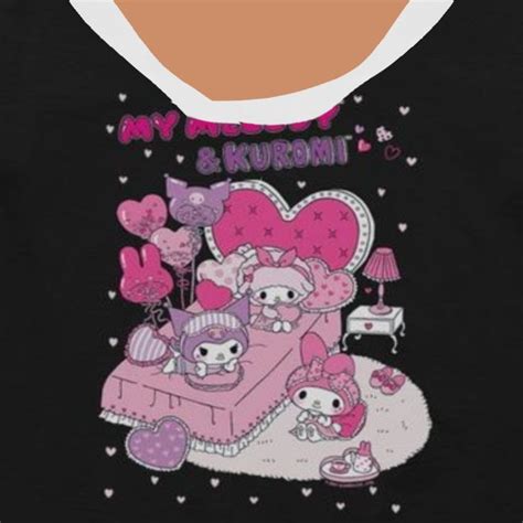 Kuromi Roblox T Shirt Roblox Kuromi Cute Tshirt Designs Roblox T