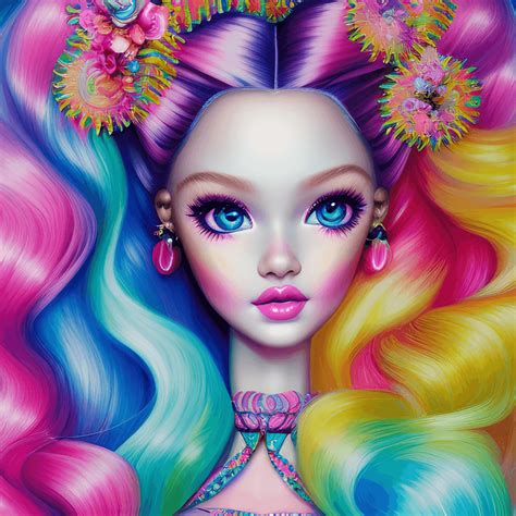 Pale Skin Goddess Barbie Style 8k · Creative Fabrica