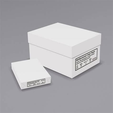 White Copy Paper, Case of 5000 Sheets - WebstaurantStore