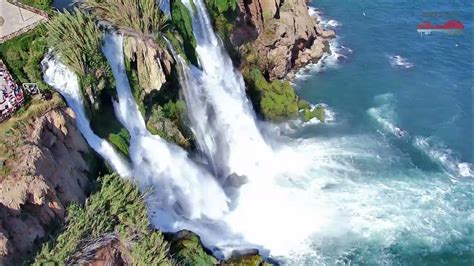 Turkey Antalya Duden waterfalls Турция Анталия Дюденский водопад - YouTube