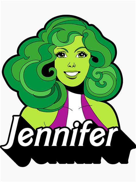 She Hulk Gamma Girl Sticker For Sale By JudySchneider Redbubble