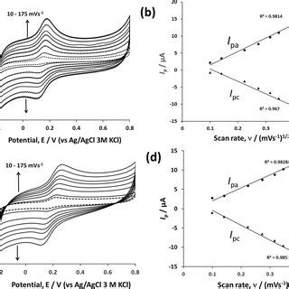 Comparison Of The A Cyclic Voltammograms And B Nyquist Plots Of The GCE