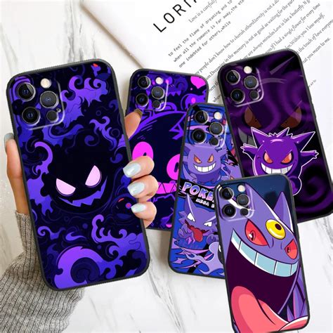 Funda De Tel Fono De Pok Mon Gengar Art Para Apple Iphone