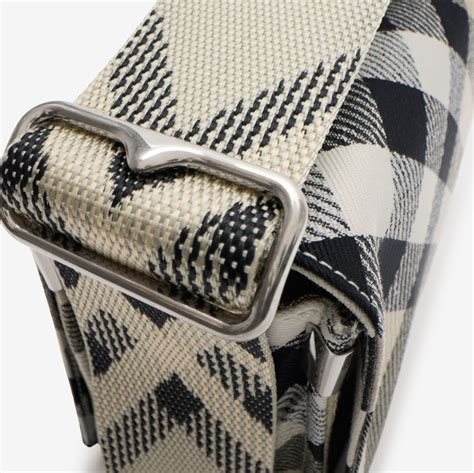 Check Trench Crossbody Bag In Lichen Men Burberry® Official