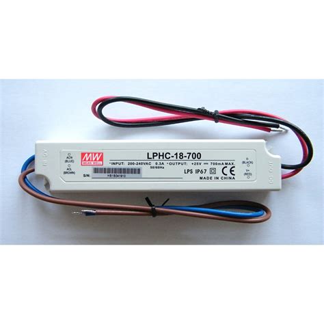 MeanWell LPHC 18-700B 18w Led Driver Power Supply