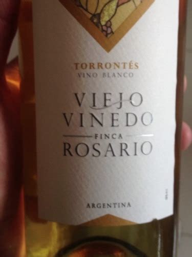 Viejo Vinedo Finca Rosario Torrontés Vivino US