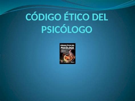 Pptx C Digo Tico Del Psic Logo Dokumen Tips