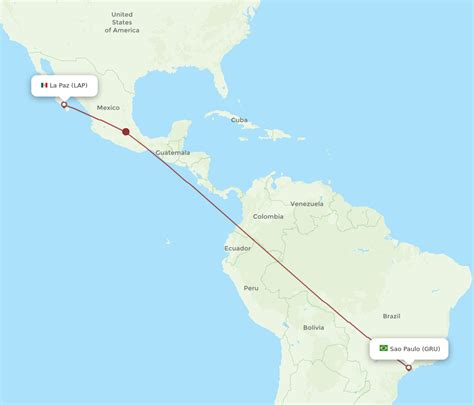 Flights From Sao Paulo To La Paz GRU To LAP Flight Routes