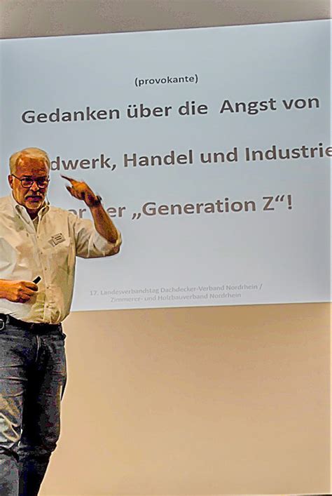 Enke Dachschaden Oder Denkanstoß Wenn „der Fabrikant“ über Die „generation Z“ Im Handwerk Spricht