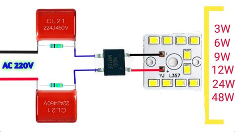 Make A LED Drive Circuit Project Use 3W 6W 9W 12W 15W 18W MCPCB