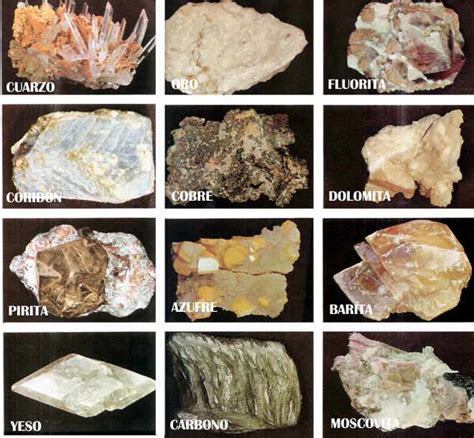 Los Minerales Concepto Características y Propiedades Origen