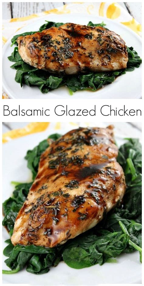 Balsamic Glazed Chicken Recipe Girl