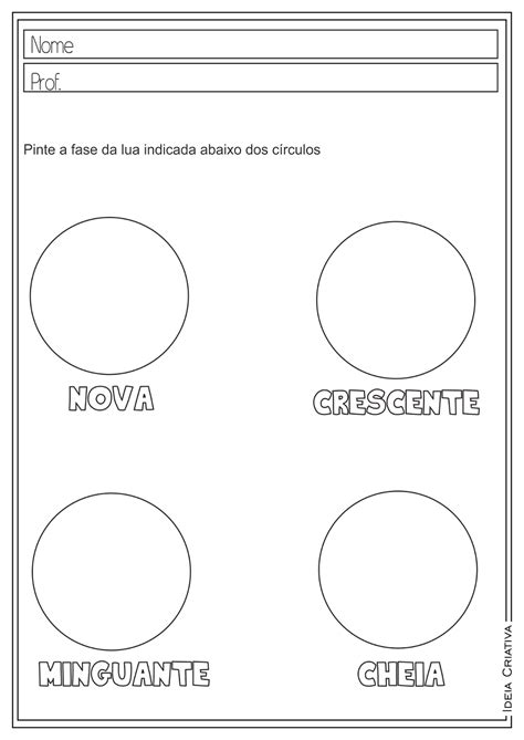 Exerc Cios Sobre As Fases Da Lua Ano Gabarito