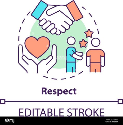 Respect Concept Icon Stock Vector Image Art Alamy