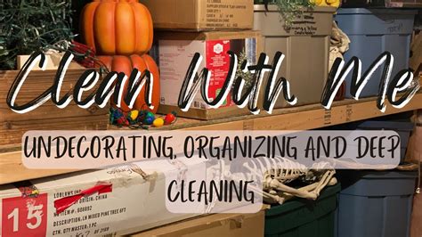 Undecorate And Organize With Me For After Christmas Clean With