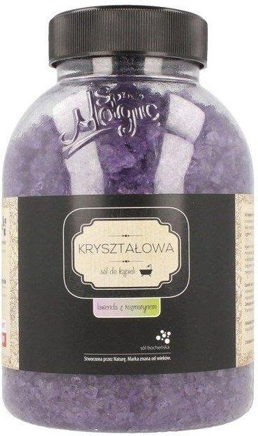 Sól do kąpieli Sól Bocheńska Kryształowa Lawenda I Rozmaryn 1200 g