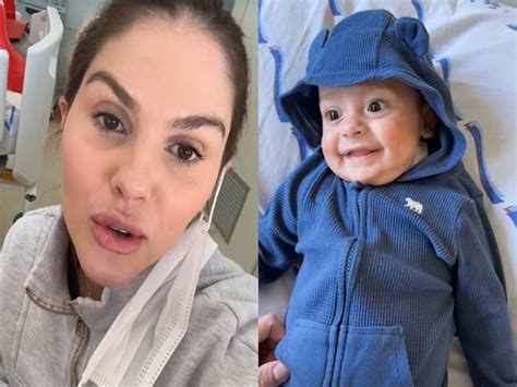 Filho de Bárbara Evans recebe alta do hospital após 10 dias na UTI