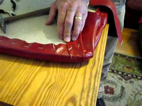 How To Upholster A Chair Seat Part 3 Stapling Corners And Resembling