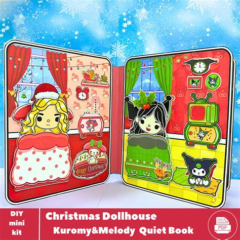 Toca Boca Christmas House Printable X Kuromie Quiet Book Etsy Australia