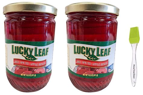 Amazon Lucky Leaf Red Spiced Apple Rings Oz Pack Of